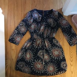 Floral A-line Dress